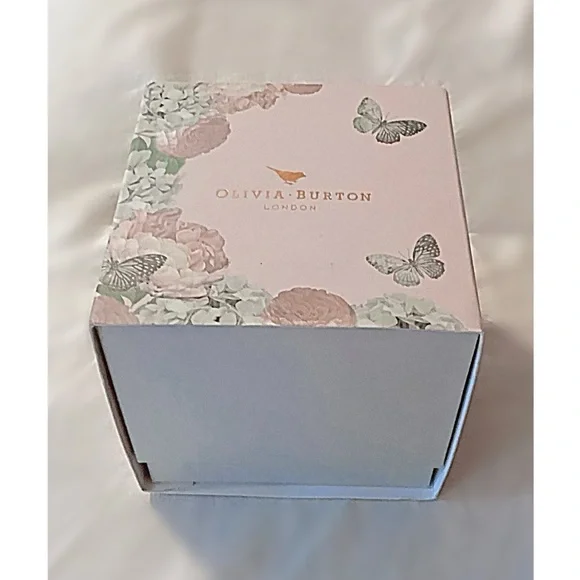 Olivia Burton Midi Parlour Silver Floral Watch - Picture 8 of 12